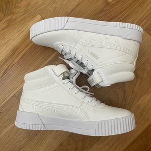 Puma Mid Top Sneakers White Size 7